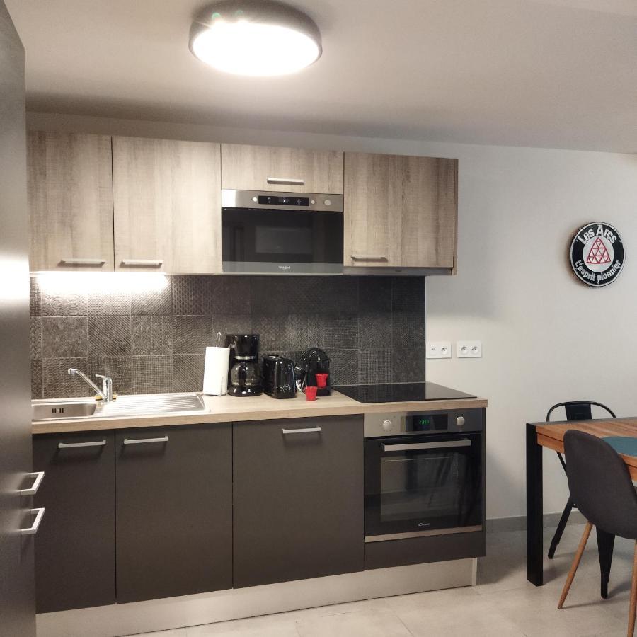 Arc 1800 Appartement 6-8 Pers,5 Cristaux, Avec Garage Les Arcs  Dış mekan fotoğraf